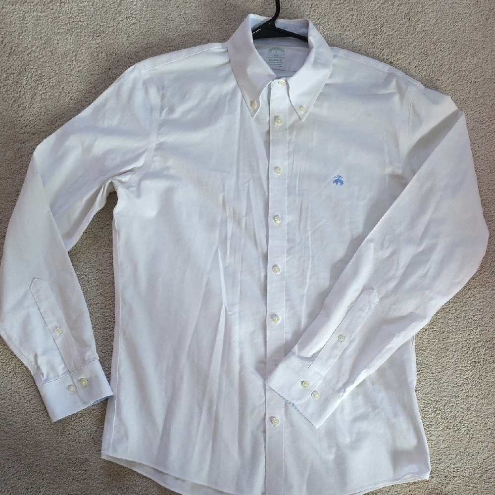 Brooks Brothers White Button-Down Shirt